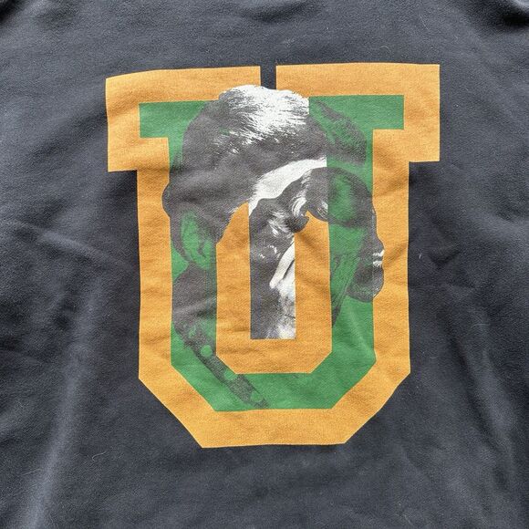 Size XL - UNDERCOVER Jun Takashi Big Sweat U Face Black Crewneck Hoodie USED - Picture 4 of 8